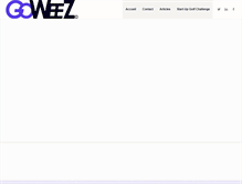 Tablet Screenshot of goweez.com